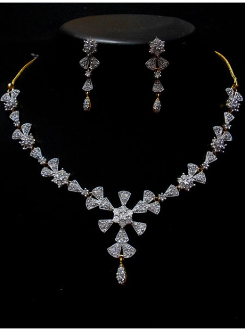 CZ Necklace Set